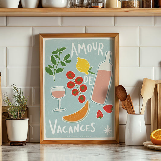 Illustration *Amour de vacances*
