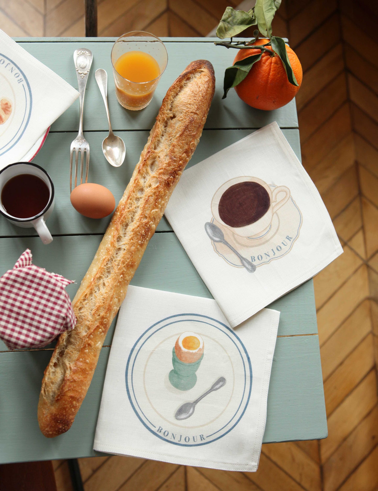 Serviettes *Petit déjeuner*. À l'unité