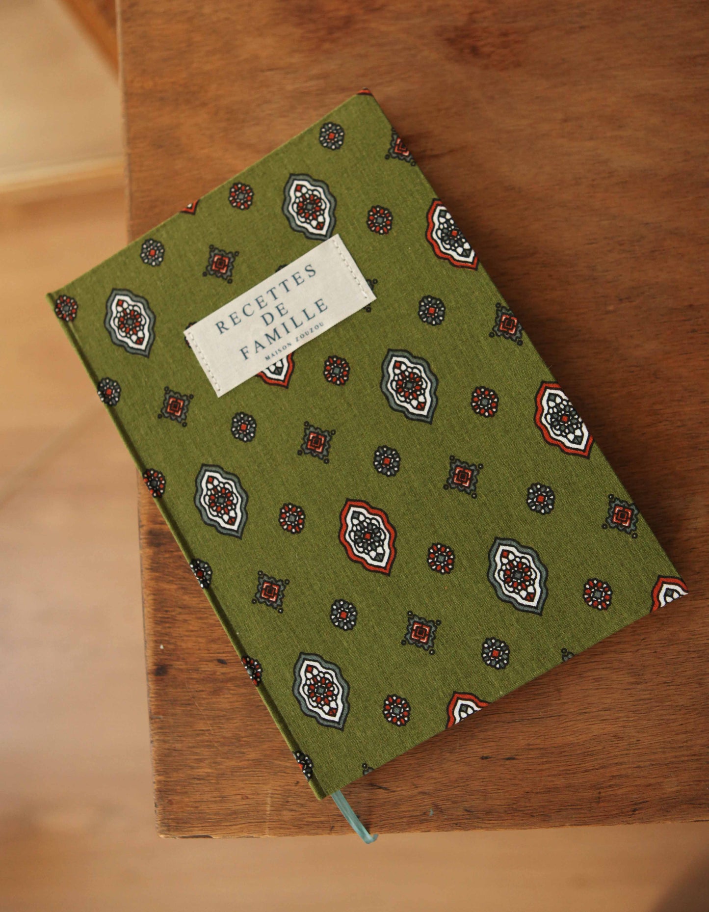 Carnet de recettes *Provence*. Vert