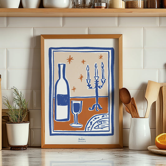 Illustration *Diner d'été*