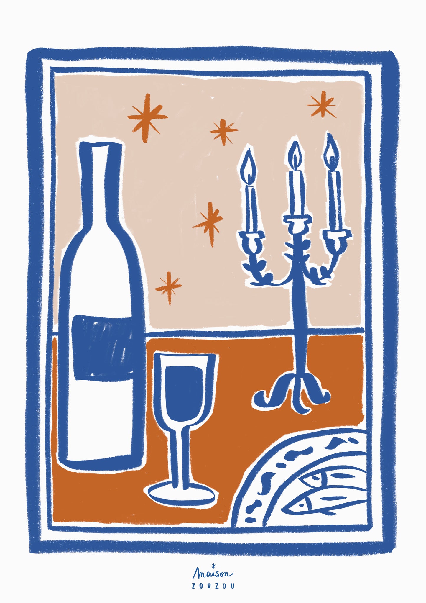 Illustration *Diner d'été*
