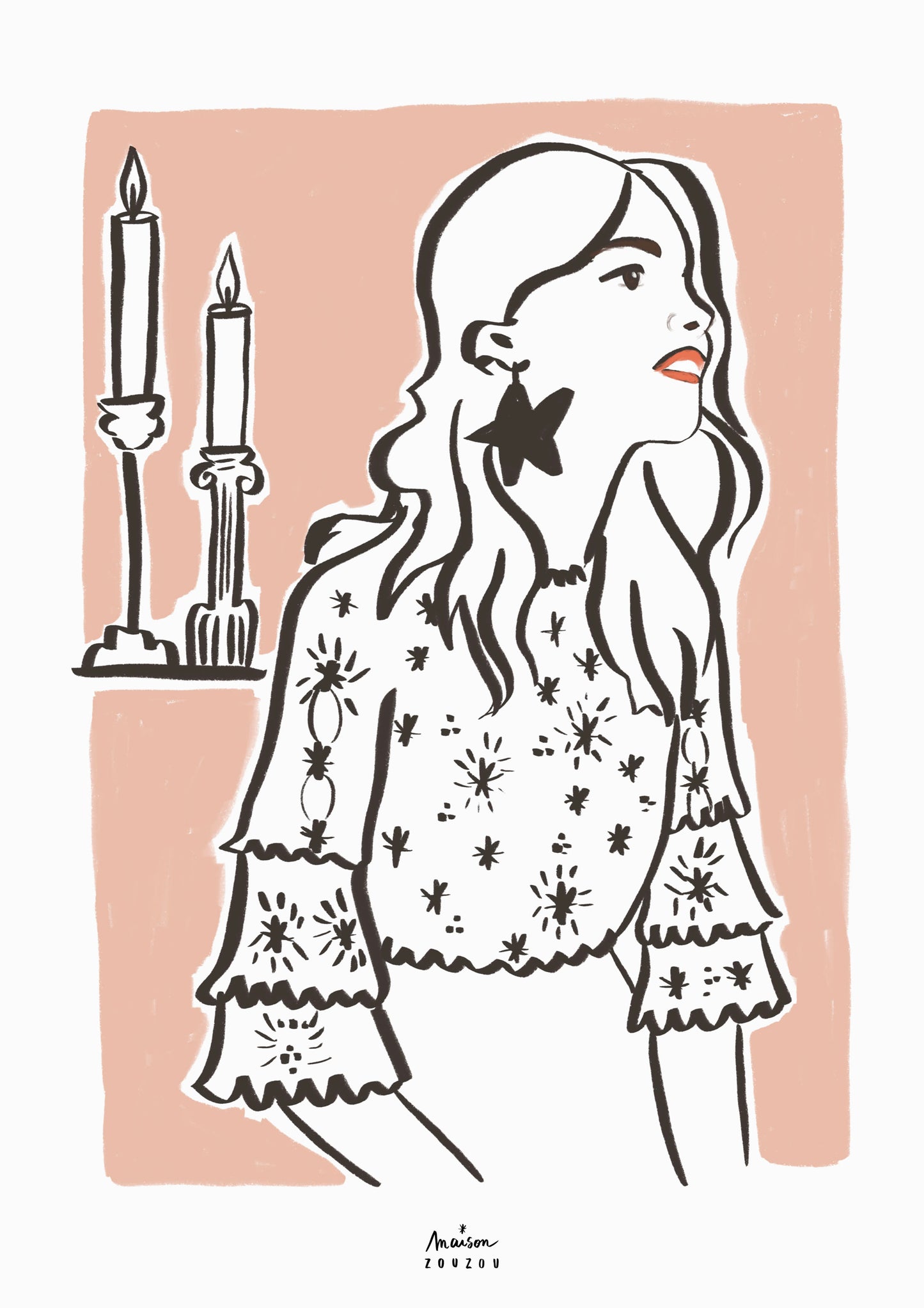 Illustration *L'amoureuse*