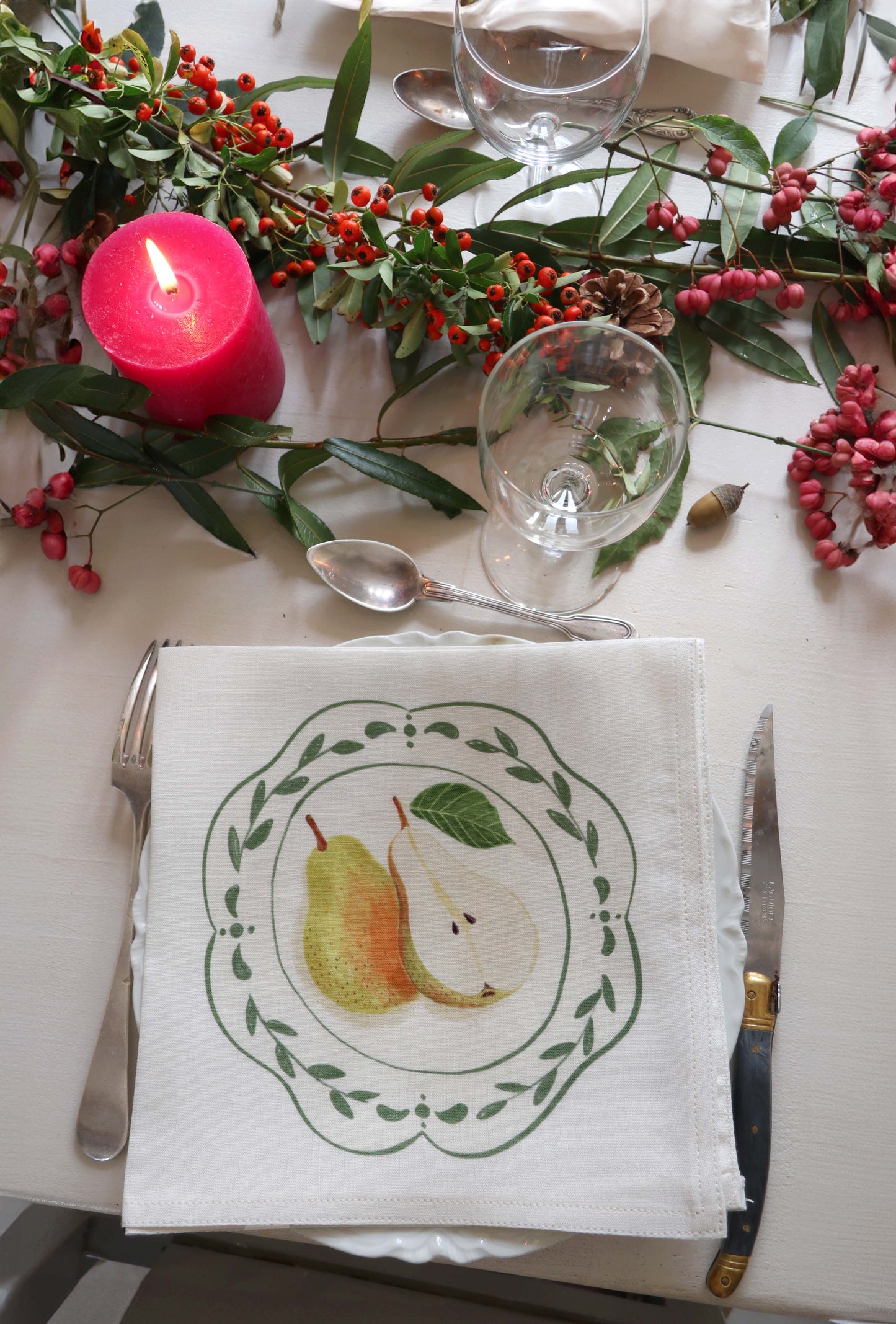 Serviettes *Légumes d'automne*. À l'unité