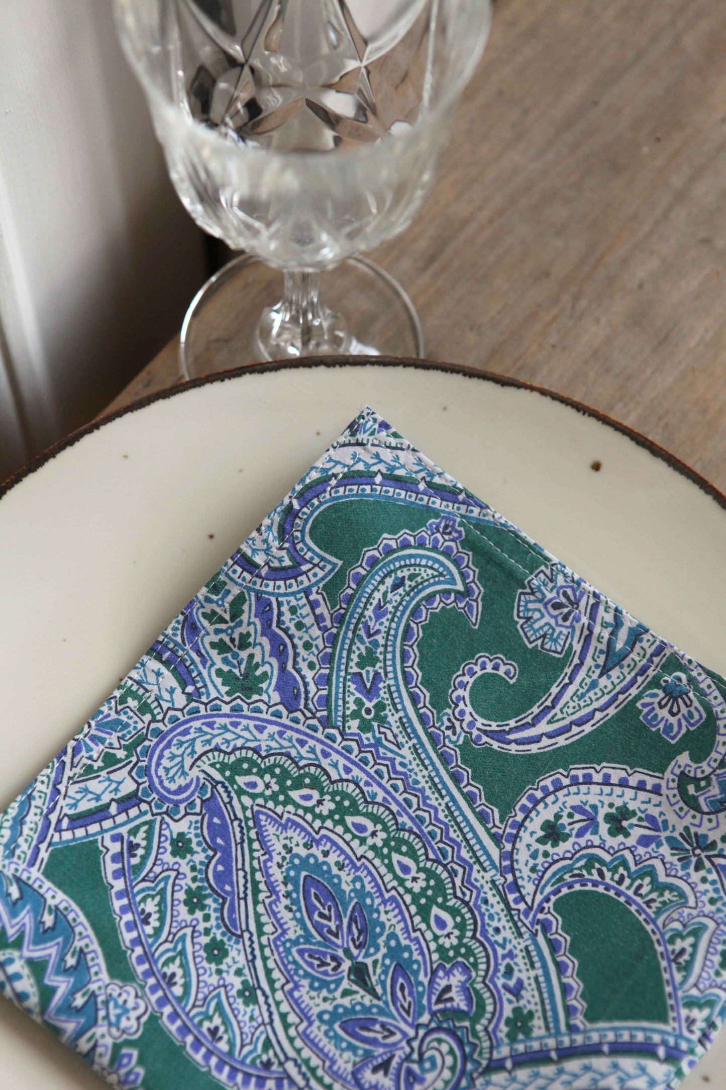 *Paisley* napkins. limited edition. Set of 2 towels
