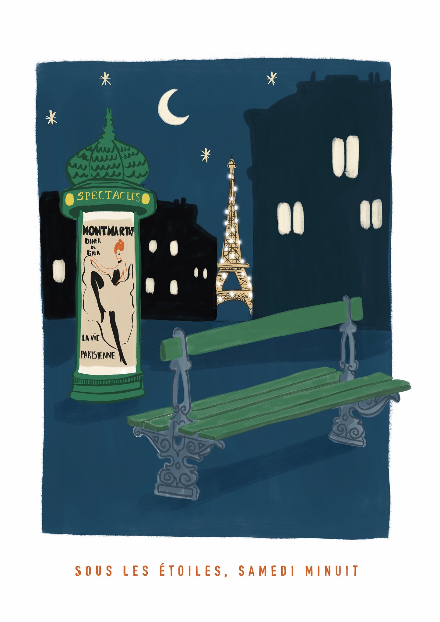 Illustration *Sous les étoiles*