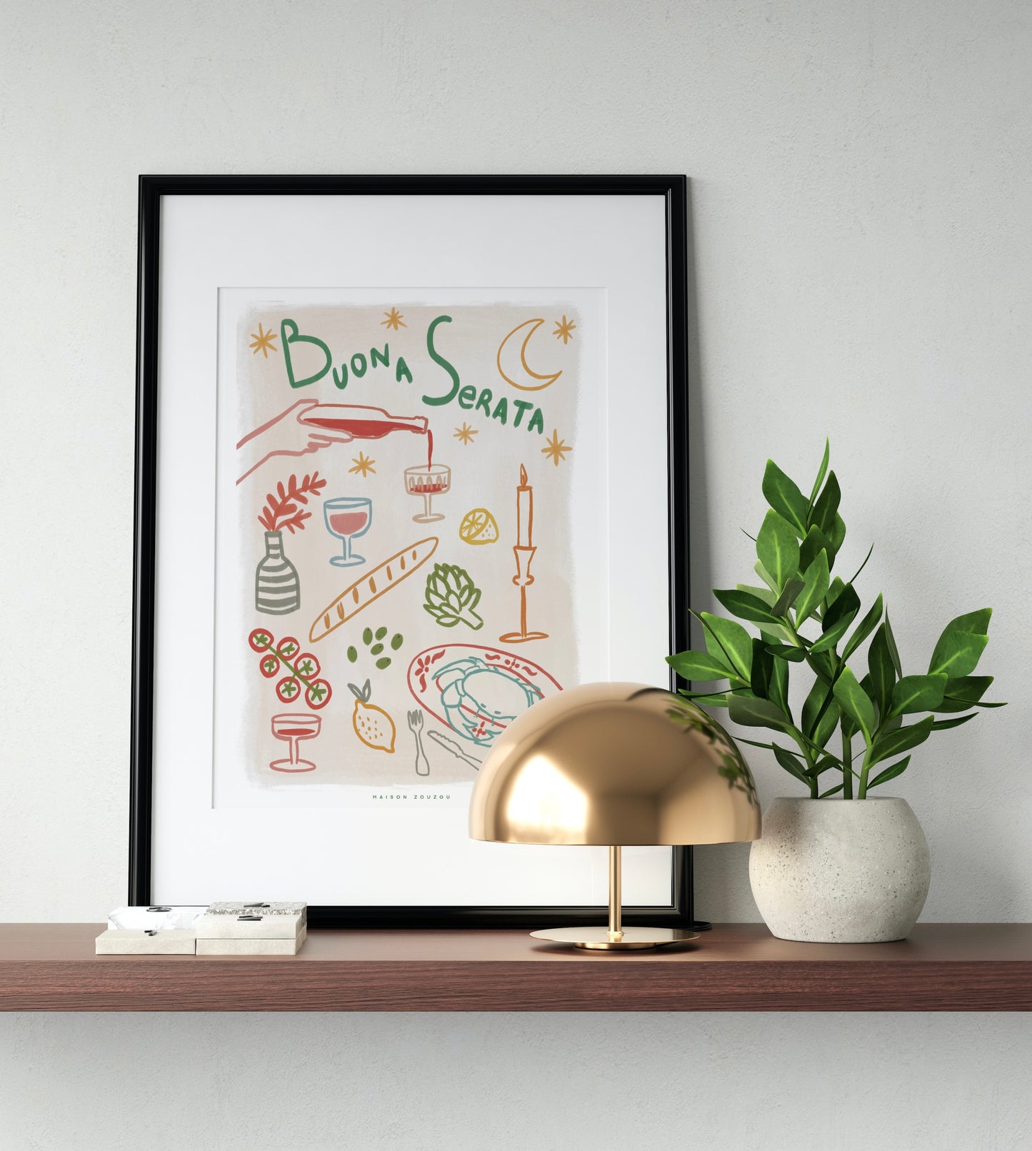 Illustration *Buona Serata*
