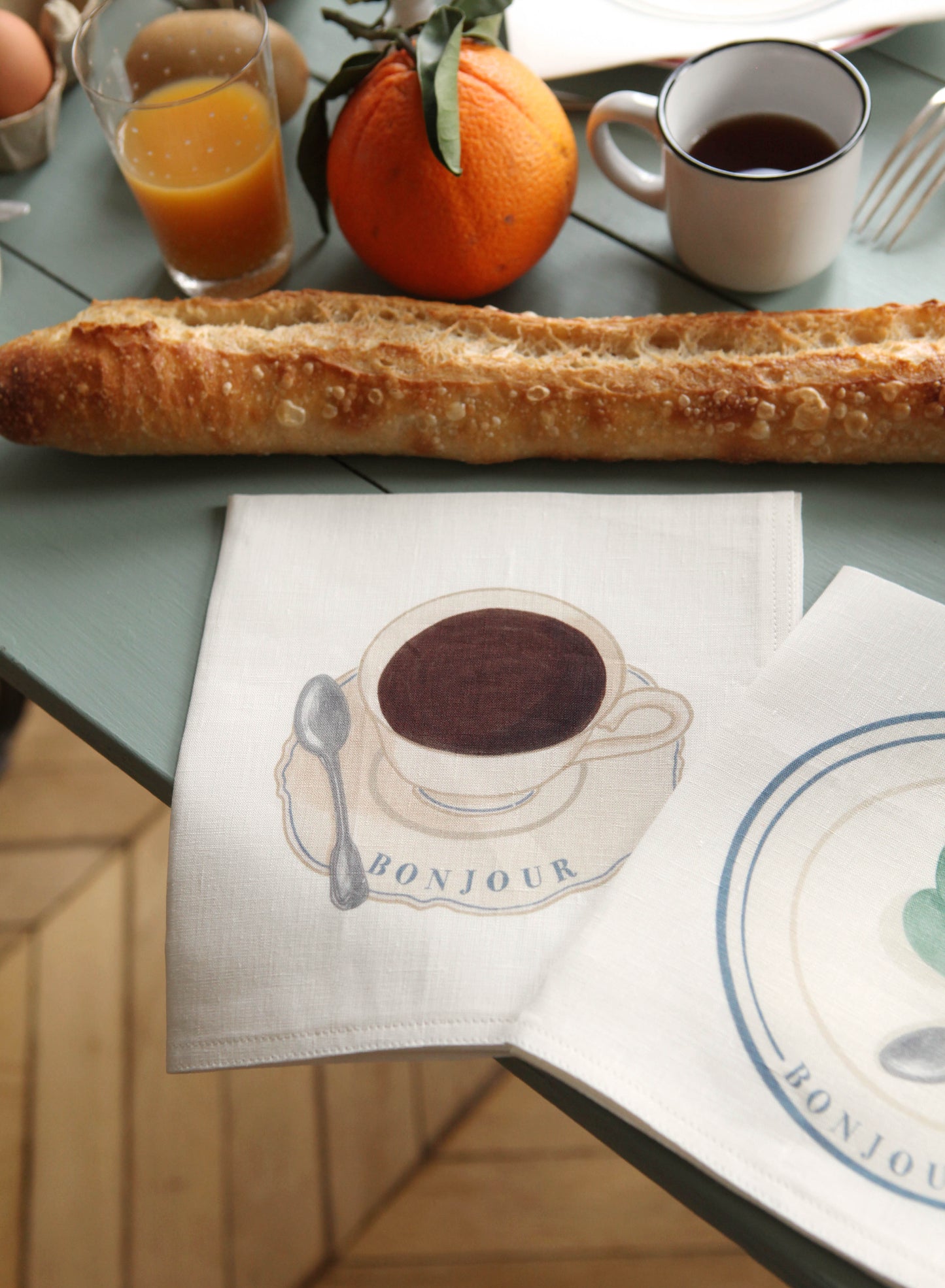 Napkins *Autumn vegetables*. Set of 6 pieces.