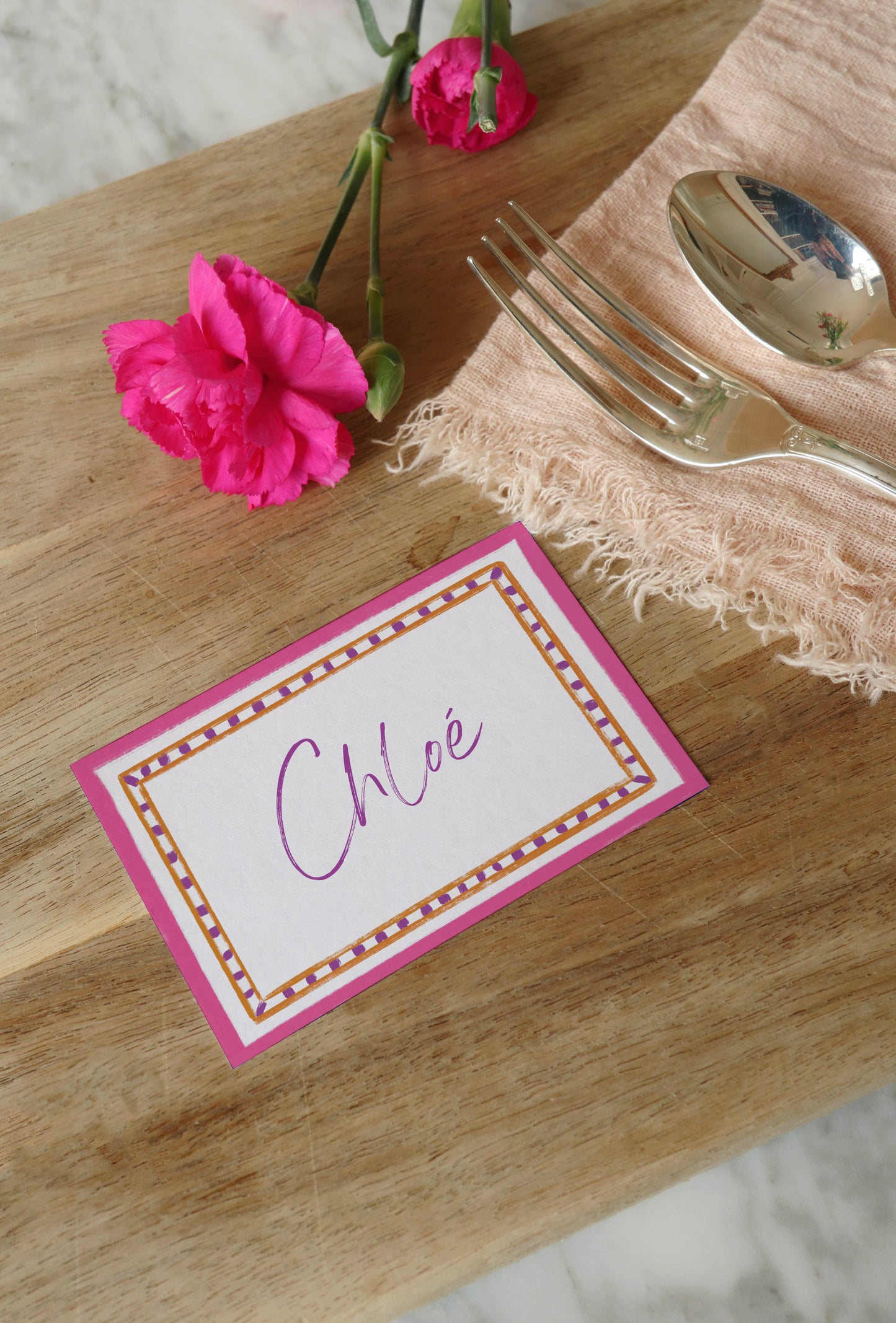 Menu et marque-places Noeud.