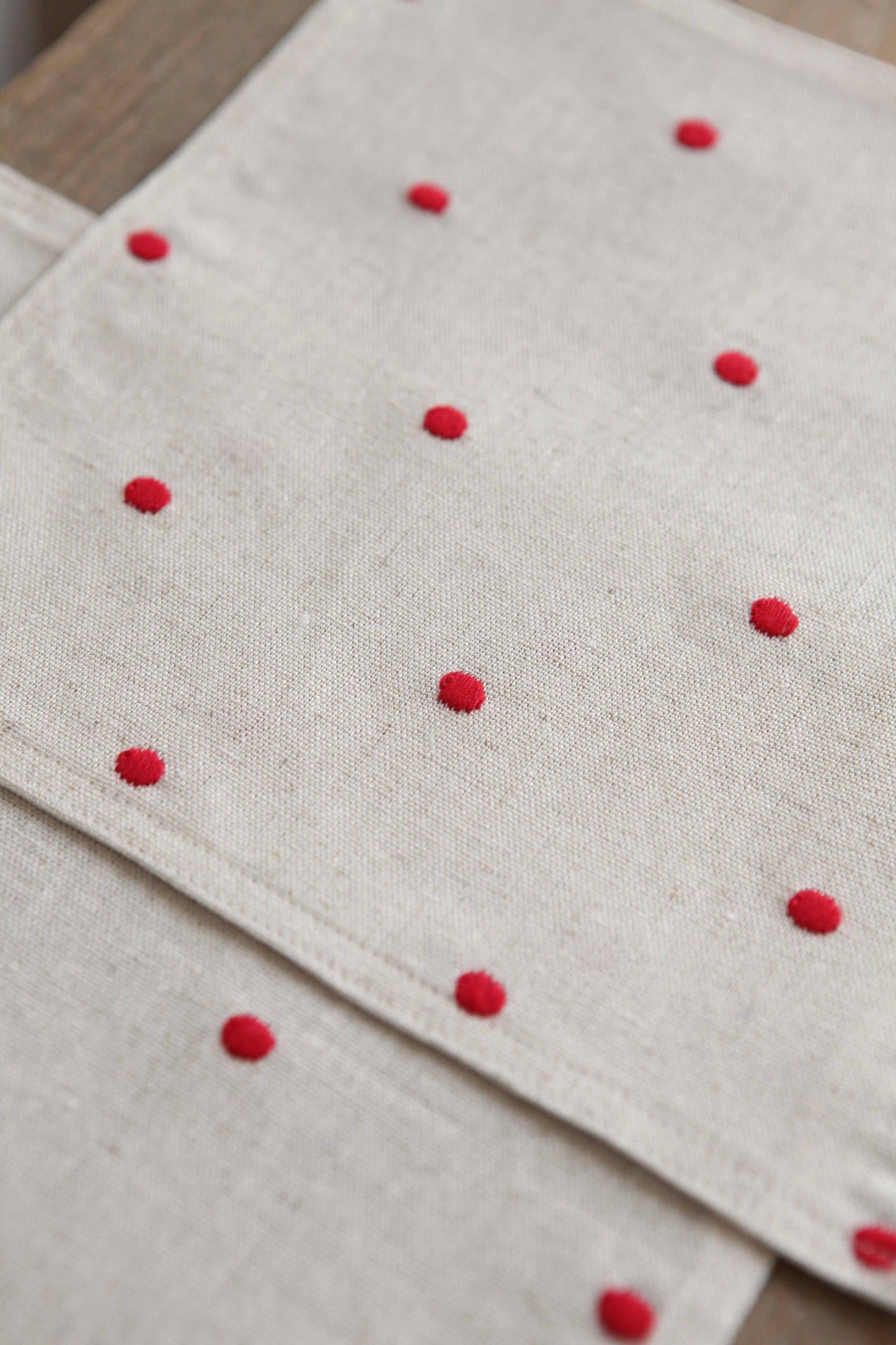 Serviettes cocktail *Polka dot*. édition limitée. Lot de 2 serviettes