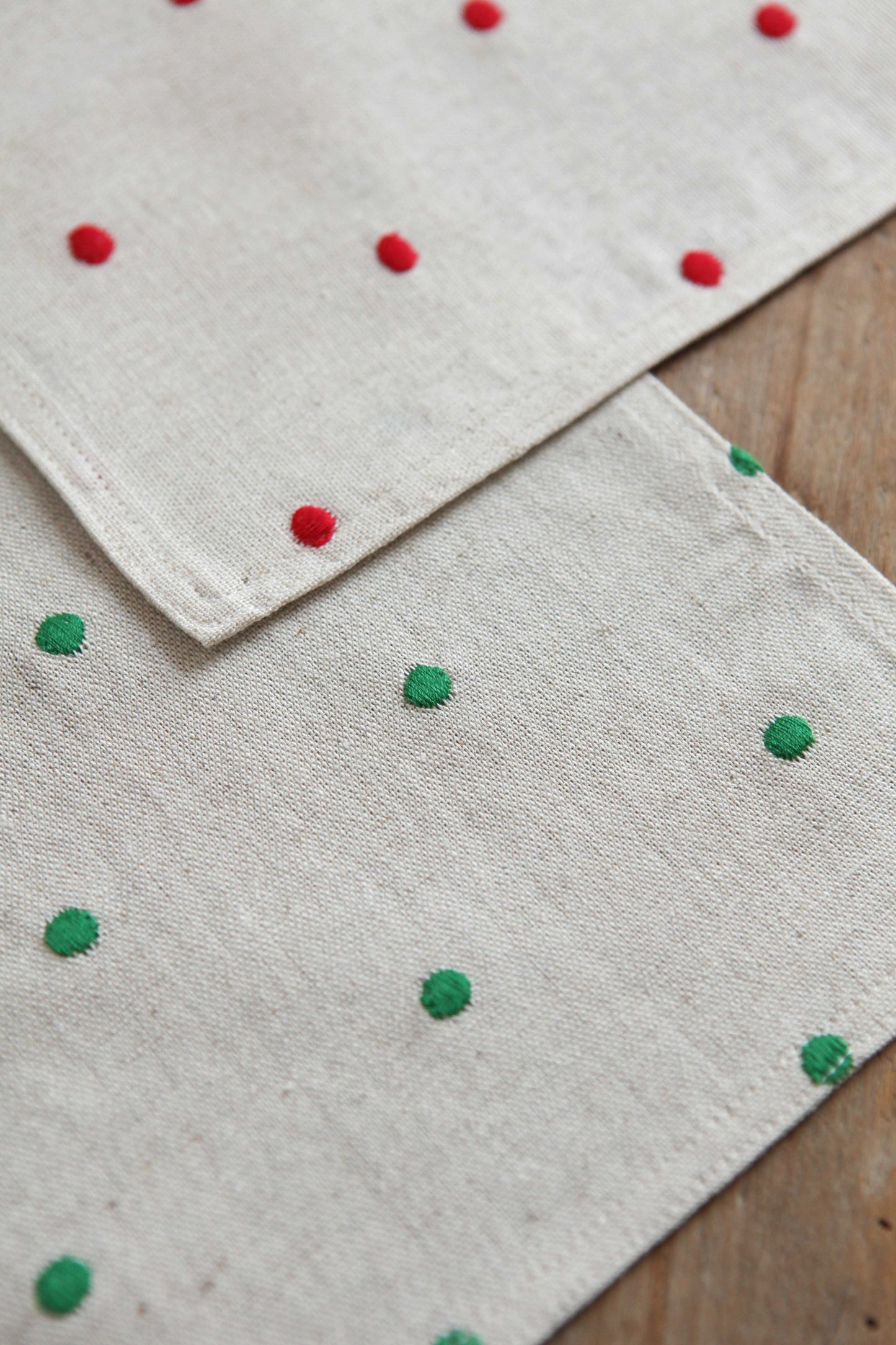 Serviettes cocktail *Polka dot*. édition limitée. Lot de 2 serviettes