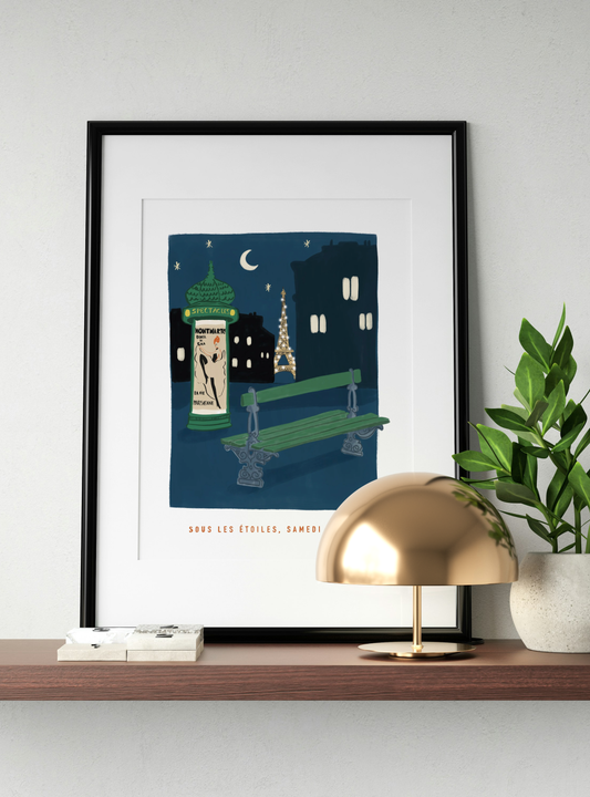 Illustration *Sous les étoiles*