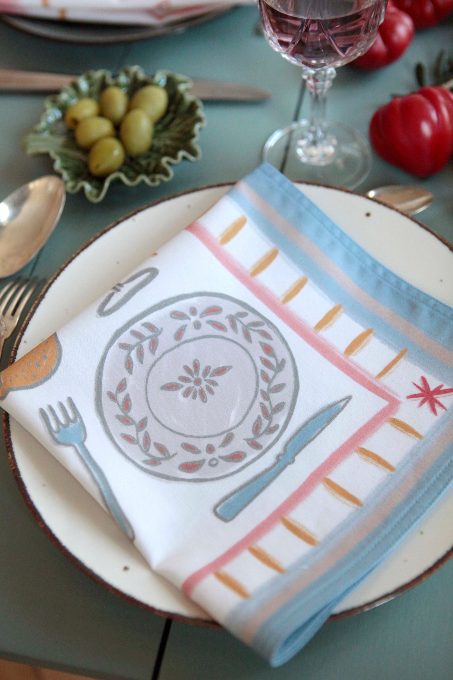 Napkins *summer table* Individually.