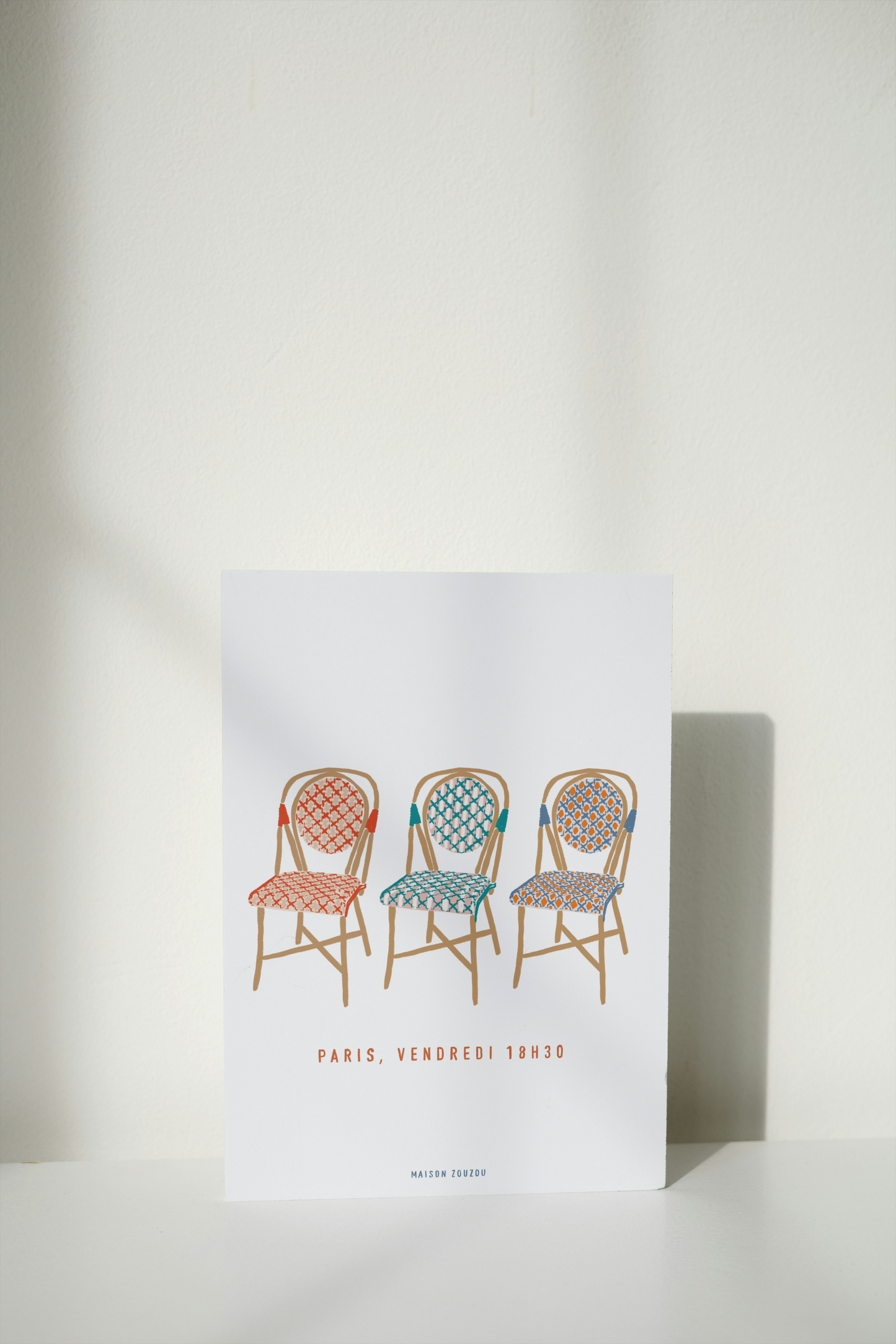 Illustration *Trio chaises bistrot*