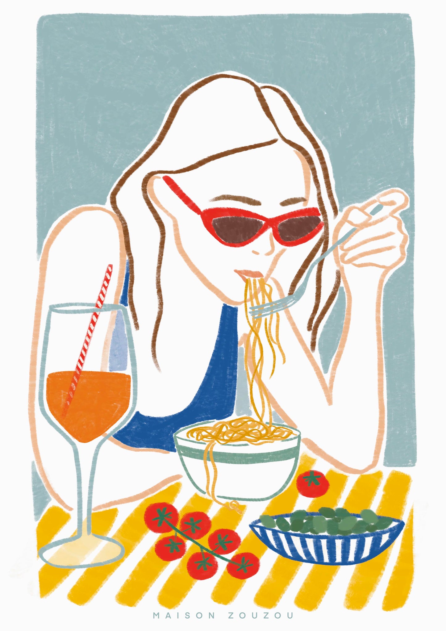 Illustration *Spritz & Pasta*