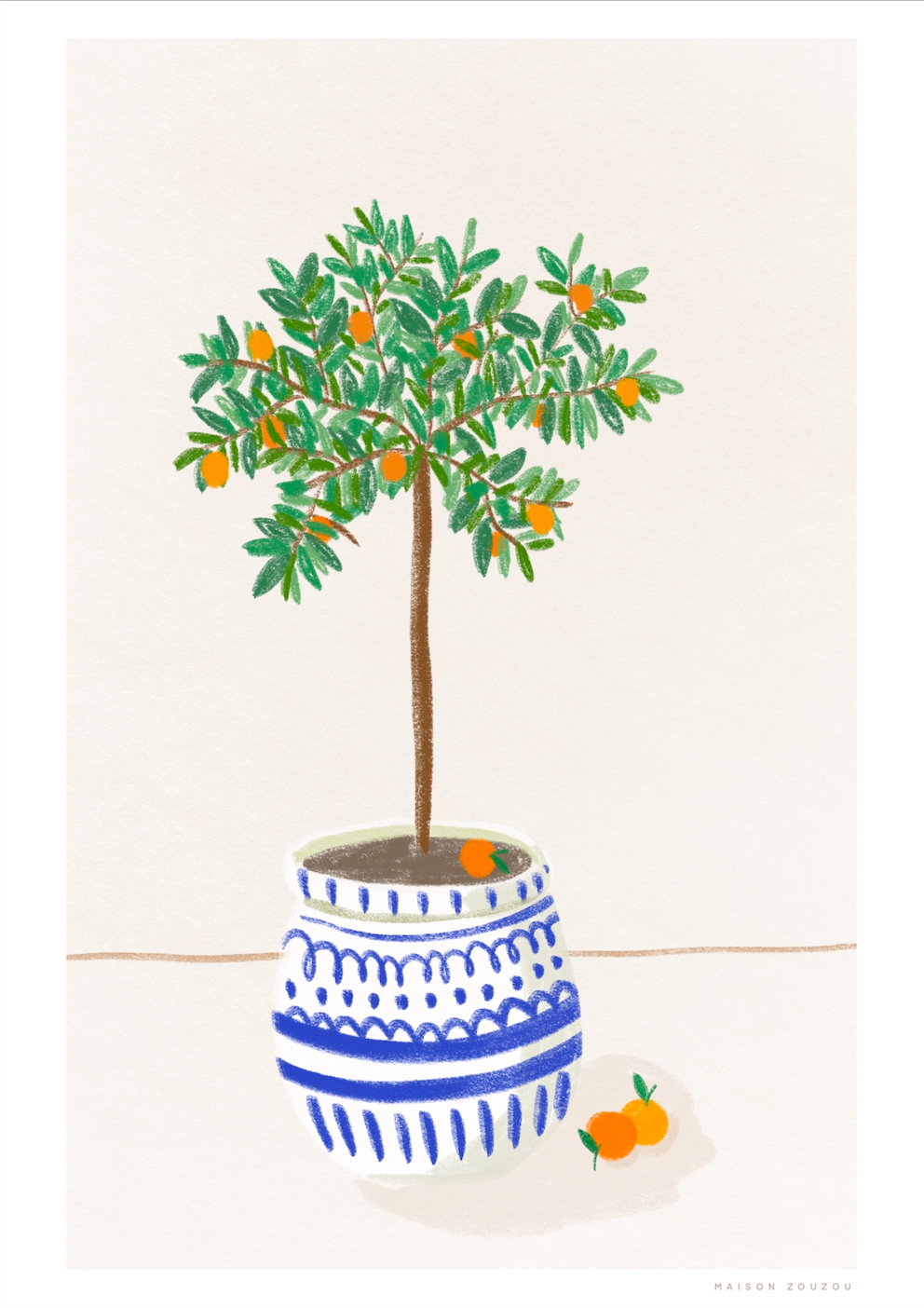 Illustration *Orange tree*