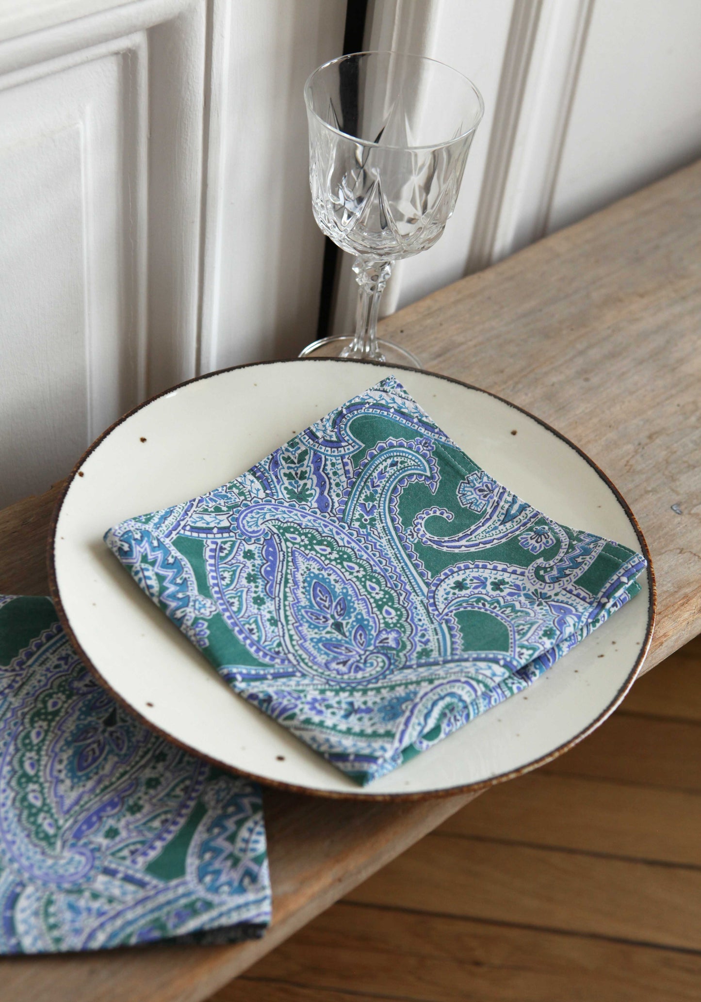 *Paisley* napkins. limited edition. Set of 2 towels