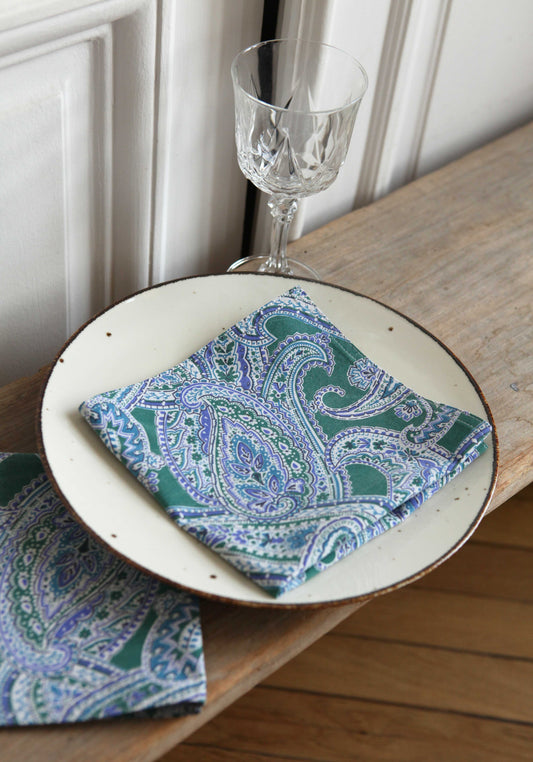 *Paisley* napkins. limited edition. Set of 2 towels