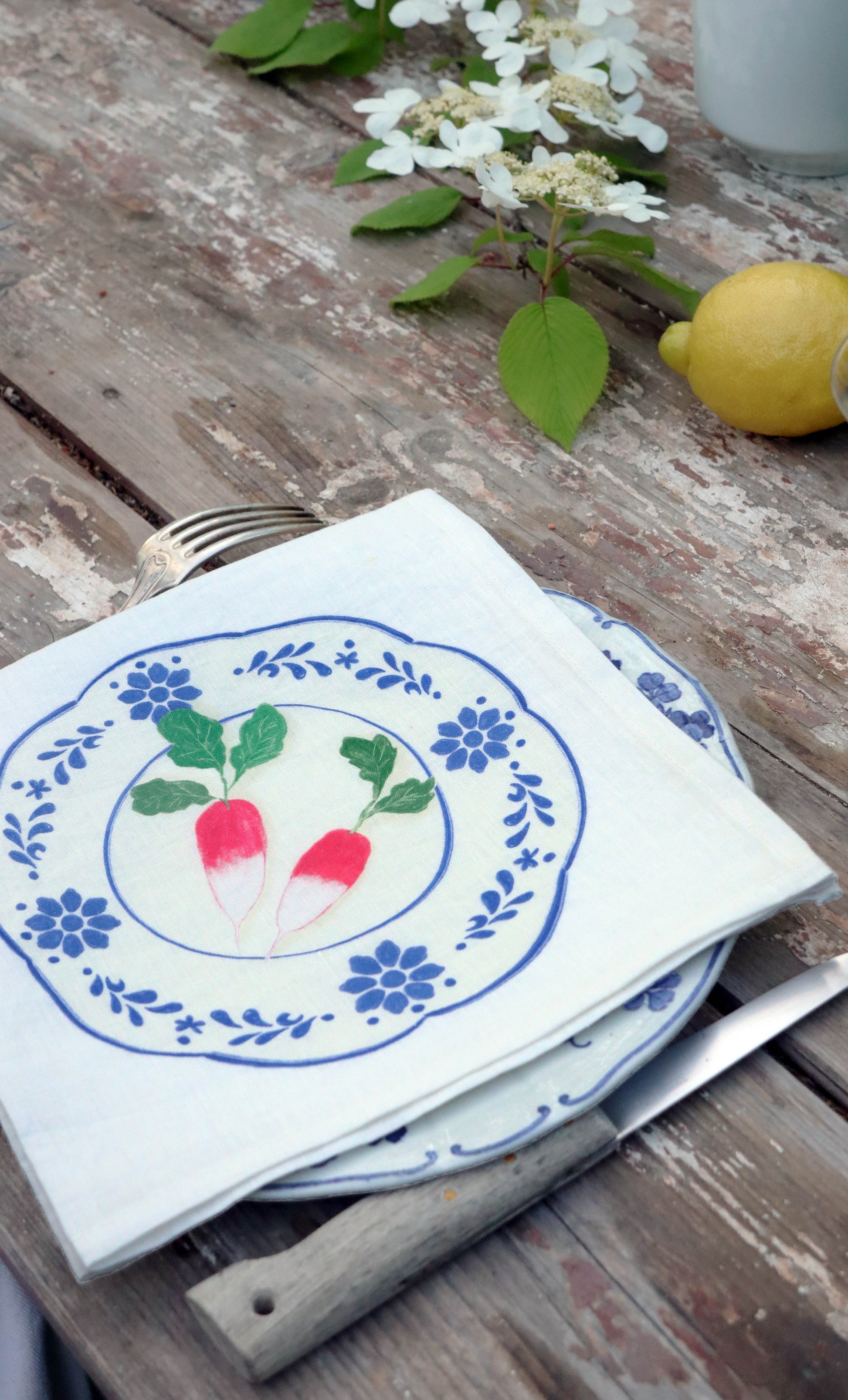 serviette radis
